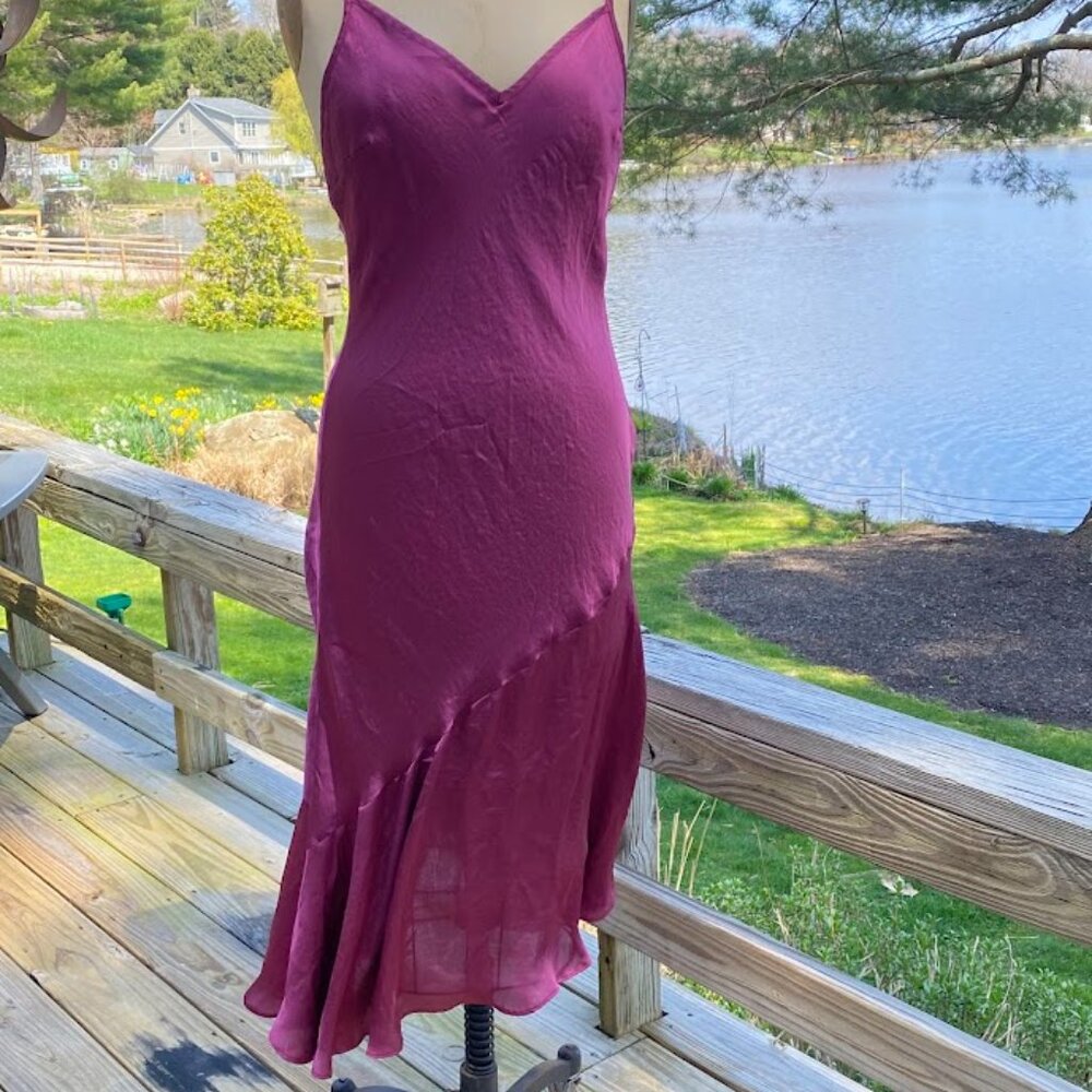 Pretty Berry Lingerie Gown from Adore Me, Size L